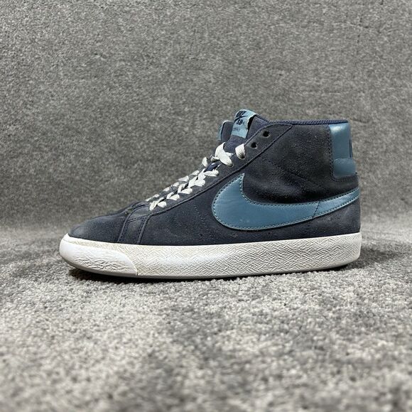 Nike SB Zoom Blazer Mid Midnight Navy Blue Noise Aqua FD0731-400 Men’s Size 6 main image 9